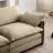 Tan Corduroy Footrest, Suits Different Sofas, Comfortable Chair Seating Stool, Matches Multiple