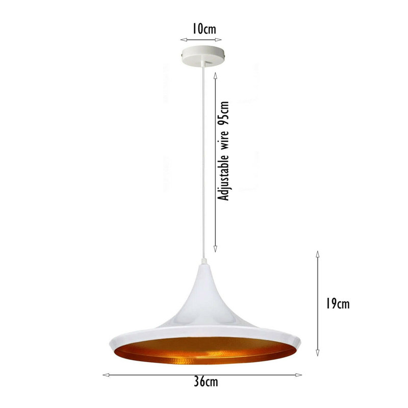 Wetzel 1 - Light Gold Pendant