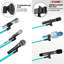 Microphone with adjustable height for 5 tripod microphones with 5 legs