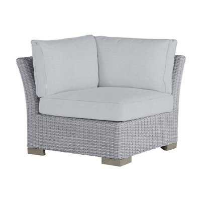 Club Woven Patio Lounge Chair with Cushions