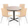 36'' L Round Breakroom Table and Chair Set