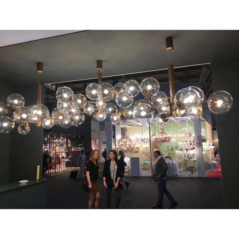 Global 16 - Light Chandelier, Bronze