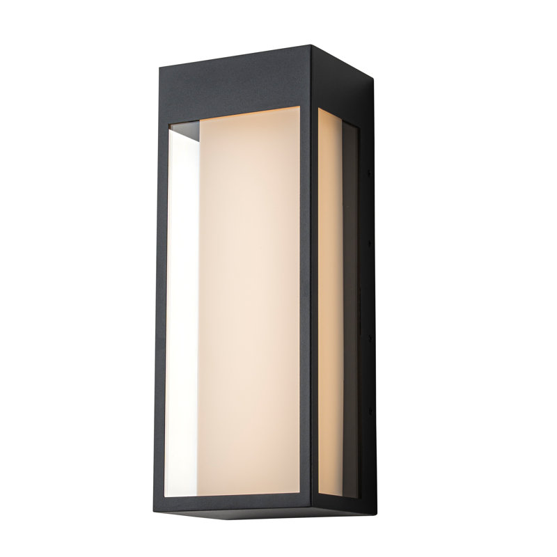 Black Modern Dimmable Led Indoor Outdoor Wall Light