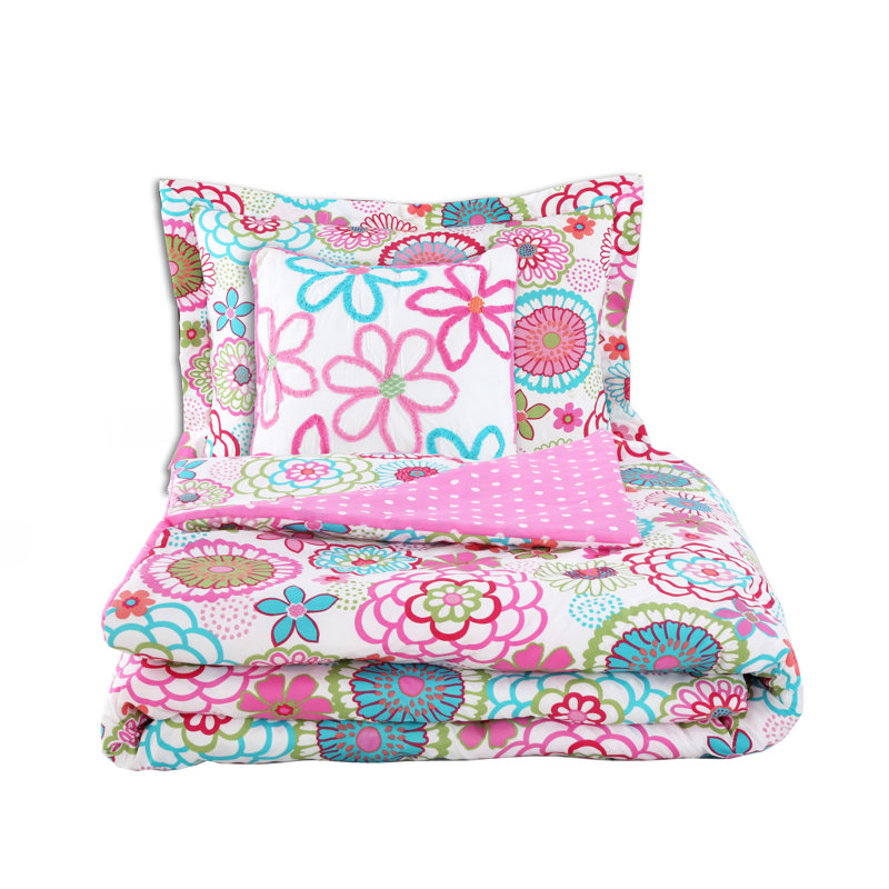 Mariah Comforter Set, Twin Comforter + 1 Sham + 1 Throw Pillow