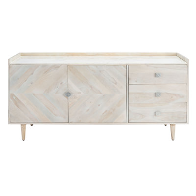 Cora Rose 62.9'' W Solid Wood Sideboard