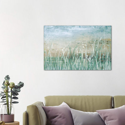 Grass Memories by Patricia Pinto - Wrapped Canvas Painting
