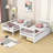 Gorizia Kids Twin Over Twin Bunk Bed with Drawers-1801223509