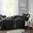 Twin/twin Xl Velvet Comforter With Throw Pillow - , Diamond , Machine Wash, Black Beauty In Black, Quilting, Washable-119105237-119105234