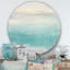 From the Shore - Reproduction d'art en cercle métallique sur toile-43122231