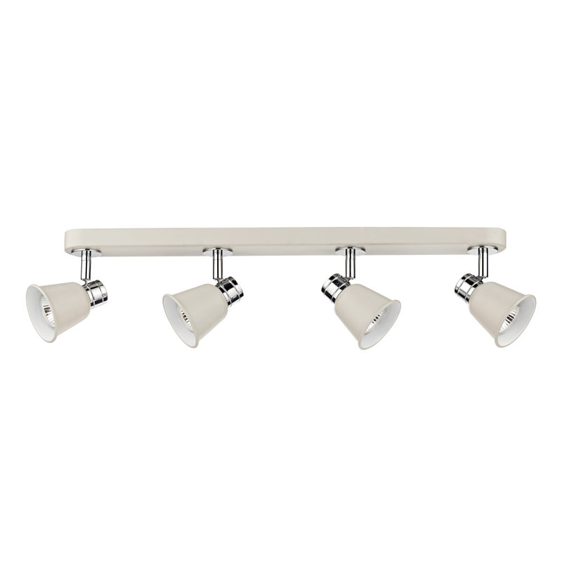 Seth 68cm 4 -Light Track Kit, Pale Cream