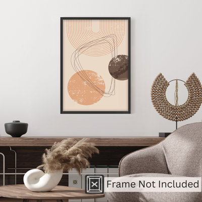 «Abstract Bohemian Balance II», reproduction d'art non encadrée