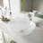 Giovanni Glass 17" L 17" W 6" H Round Vessel Bathroom Sink-88664096