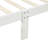 White Twin Platform Bed - Solid Wood Created With Headboard/ With Headboard, & Support