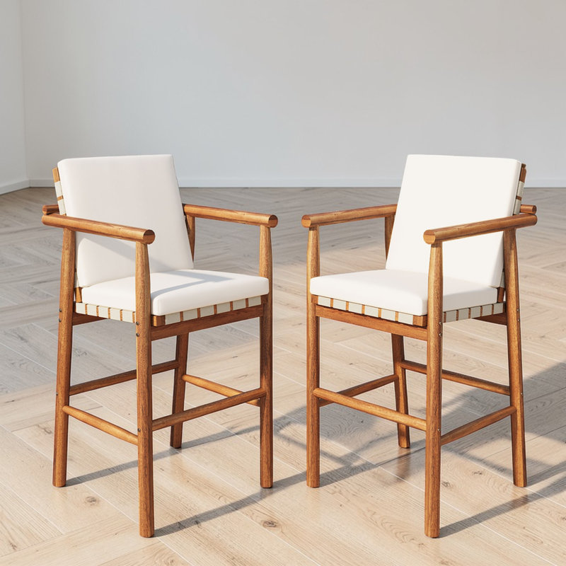 Ensemble de 2 chaises de bar Marcquez