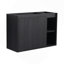 Meuble-lavabo mural 28 po avec lavabo en céramique blanche et porte à fermeture en douceur 28 po-129437883