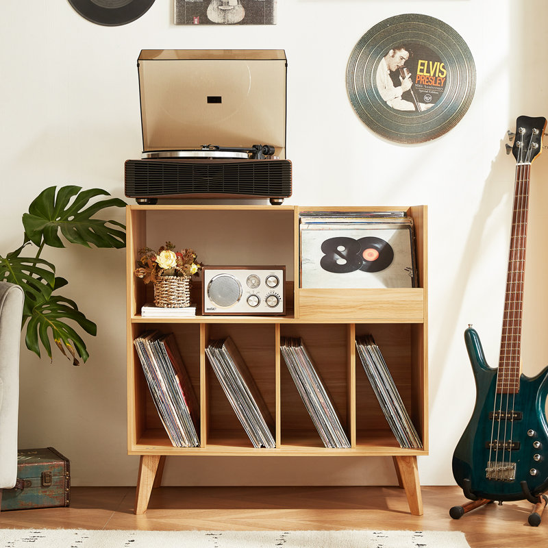 Grand support pour tourne-disque, Naturel