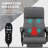Executive Massage Office Chair With 4 Vibration,Computer Desk Chair, PU Leather Heated Reclining Chair -1456148718