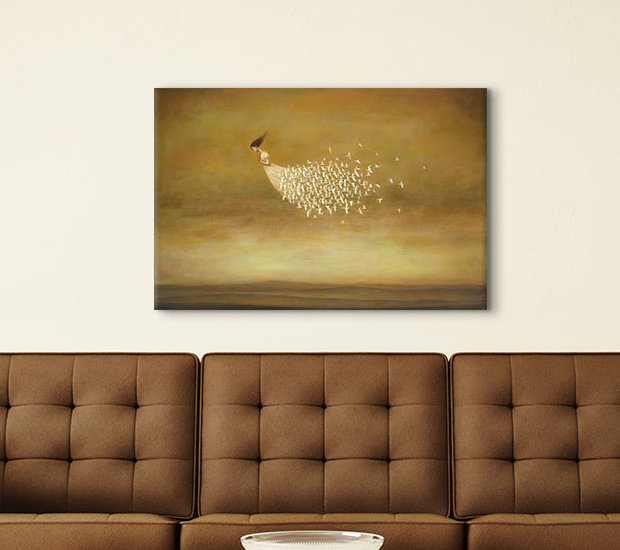 «Freeform», impression, H 18 po x l 26 po x P 1,5 po, Toile