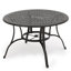 Table d'extérieur en fonte d'aluminium de couleur bronze avec un magnifique motif