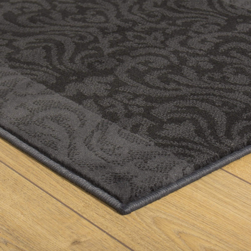 Barhill Tufted Grey Indoor Rug, Runner 60cm x 450cm