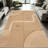 1PC neutral beige minimalist geometric curved stripe square pattern area rugs for Living Room, Soft and Comfortable, Suitable for all seasons, easy-to-maintain, machine washable Indoor floor mat, Under Table Farmhouse suitable for dining room,-129414074
