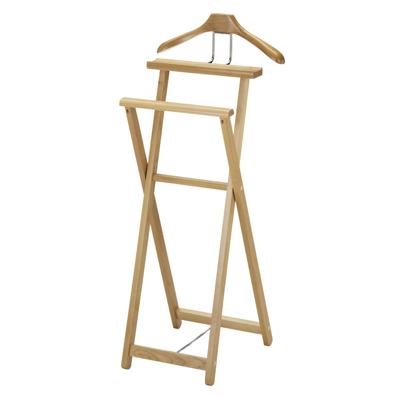 Valet Stand, Natural sheesam wood