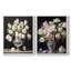 «FLORAL Series DCCIV», reproduction encadrée de qualité supérieure - prête à être accrochée - aucun clou requis - aucun clou requis-107998784-107998785