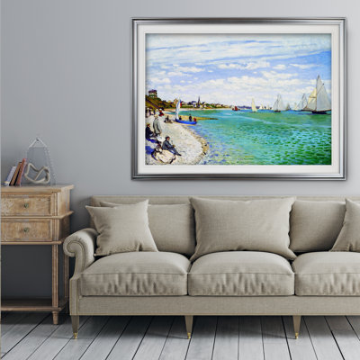 " Regatta At Sainte " by Claude Monet