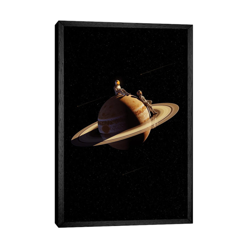 Closer by Nicebleed - Print on Canvas, Black Framed, 66.04cm H x 45.72cm W x 3.81cm D