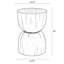 Naturals Pensri Accent Stool Natural