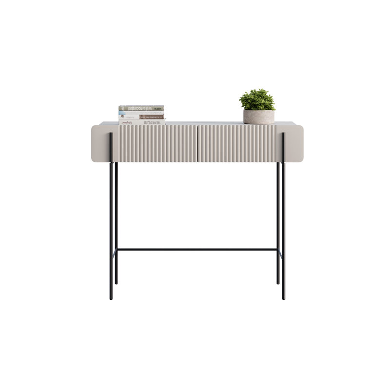 Otteridge Dressing Table, Cashmere/Black