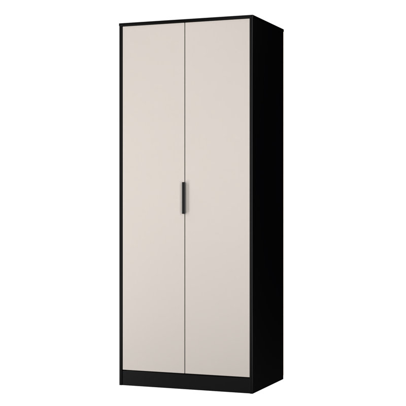Bibek Manufactured Wood Wardrobe, Kashmir Matt/Black