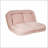 Convertible Fold-Out Single Sofa Bed, Pink,  For Small Spaces And Multi-Functionality-2008918327