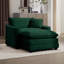Fauteuil d'appoint simple en velours côtelé-1256305798