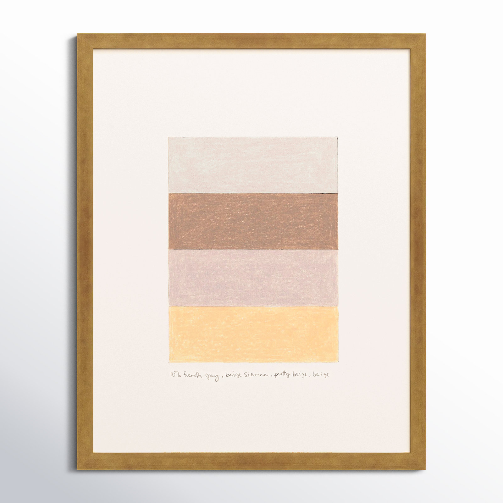Rayburn "Stacks" Print by Beth James, 30" H x 24" W x 1.25" D, Gold Framed