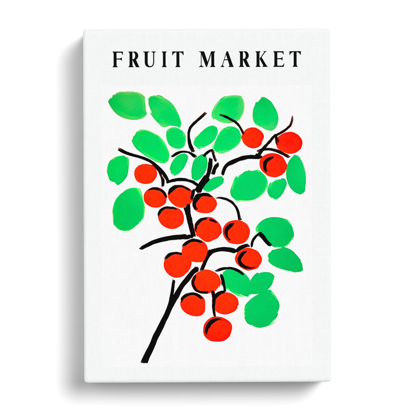 XMKTMKT-150 Cherry Fruit Market Exhibition Vol.1 - Wrapped Canvas Print