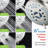 High-Pressure Shower Combo: 48-Setting Rain & Handheld, Anti-Clog Nozzles, Long Hose-113380502