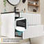 Ensemble de meuble-lavabo mural 30 "avec comptoir, robinet et drain, armoire de salle de bain flottante-699098101