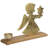 Angel With Star Metal Christmas Tealight Candle Holder - 12"