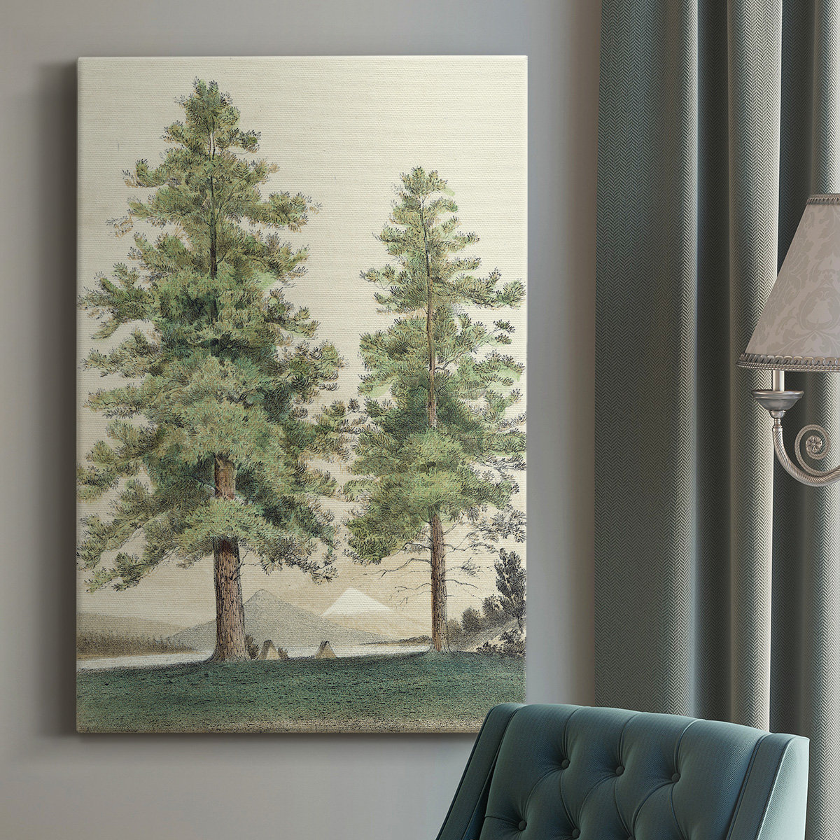 Millwood Pines Majestic Pine II - Wrapped Canvas Painting & Reviews ...