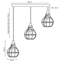 Aucoin 3 - Light Black Cluster Pendant