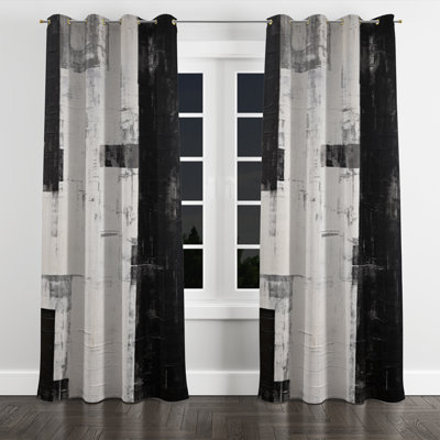 Andries - Modern Blackout Grommet Curtain - 1 panel