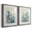 «AU CH Blue Spring I», ensemble de 2 reproductions de cadres photo sur toile