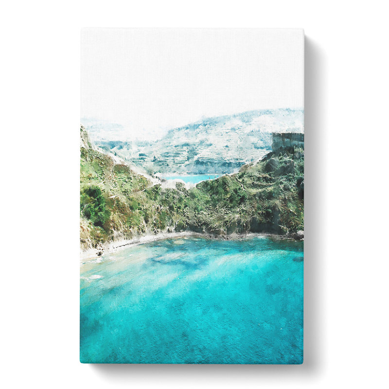 Golden Bay In Mellieha Malta - Wrapped Canvas, 50cm H x 35cm W x 3cm D