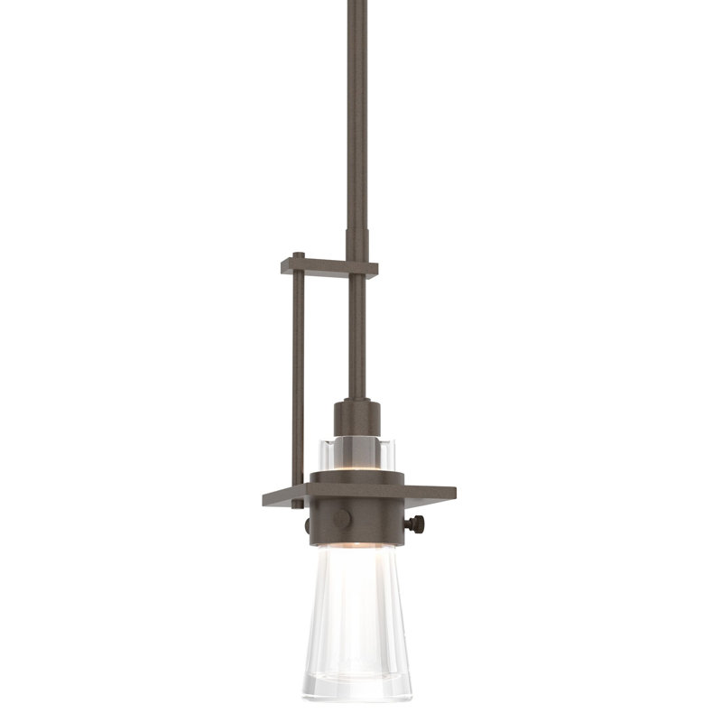 Erlenmeyer Mini Pendant, Bronze, Medium: 14.8" - 59.8"