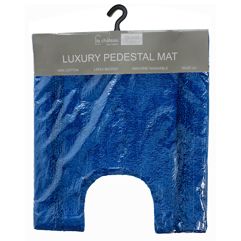 Alvares Non-Slip Contour Mat, Blue