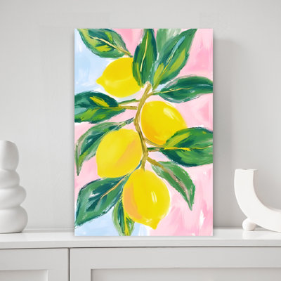 Reproduction d'art murale de citron