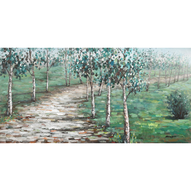 " Forest ", 24" H x 48" W x 1.5" D