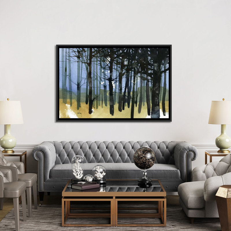 «Tangle Knot Wood» par Paul Bailey - impression sur toile tendue, H 8 po x l 18 po x P 26 po, Toile avec cadre noir