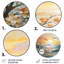 «Bold Sunrise Eernal Renewal I - Paysages», art rond en métal-109712265